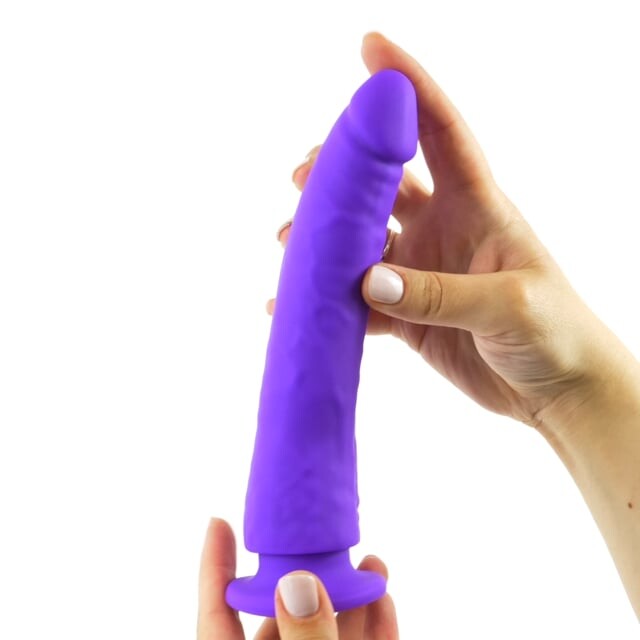 Gode Ventouse Courtisan Violet Design Réaliste Be Happy - Bodyhouse