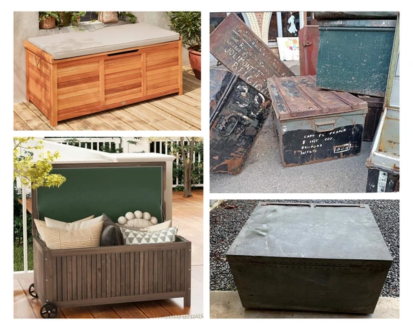 Coffre de rangement jardin