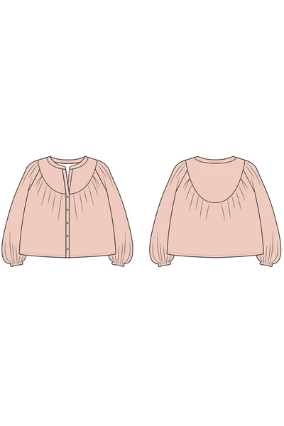 Aims Blouse PDF Sewing Pattern
