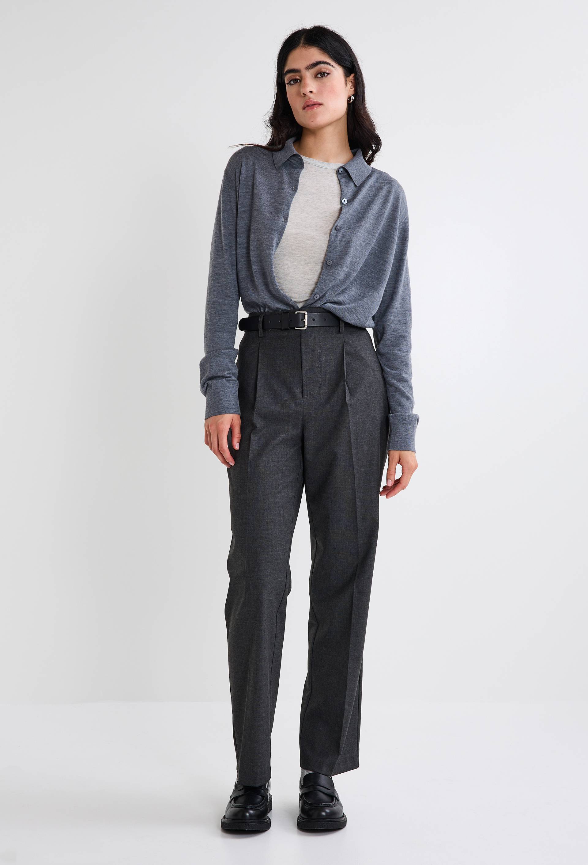 Pantalon Habillé Femme Body By Victoria 'The Kate Fit' - Taille 6 Court - Marron - Occasion Très Bon état