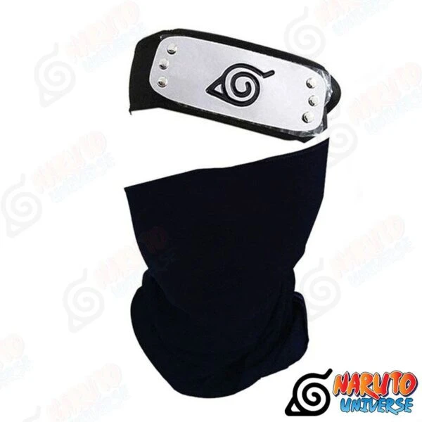 Kakashi Headband and Mask Cosplay Ninja Set | Merch Naruto Universe