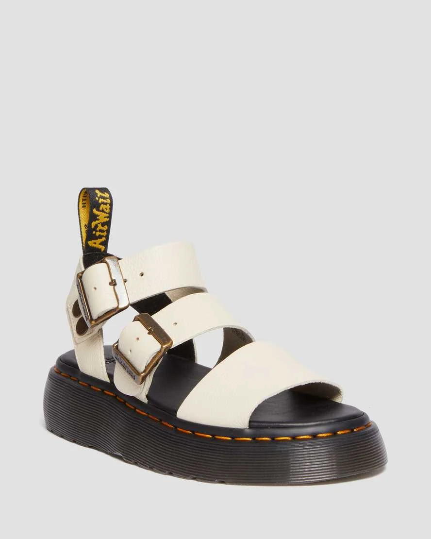 DR MARTENS Sandales plateformes Gryphon en cuir