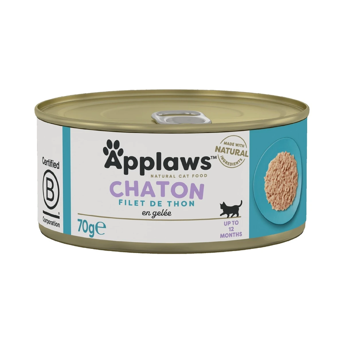 APPLAWS Boîtes en gelée 70g pour chaton - 3 saveurs