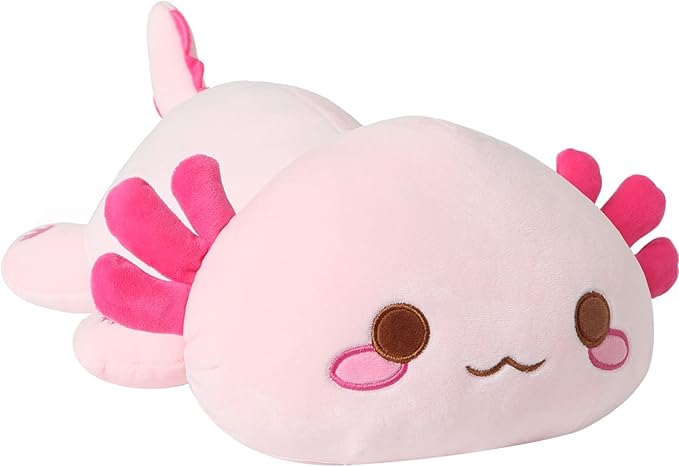 Shownicer Peluche Chat Poisson 2-en-1 – Doudou Géant 40 Cm – Cadeau Kawaii Fille/Garçon 3+ – Lavable, Super Doux