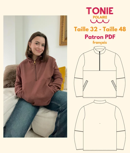 (Numérique) Patron-Polaire mixte Tonie