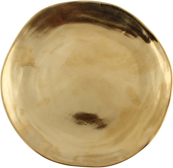 Assiette 22 cm dorée L Imperfect - &Klevering