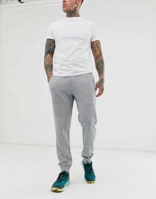 ASOS DESIGN - Joggers fuselé - Gris chiné | ASOS