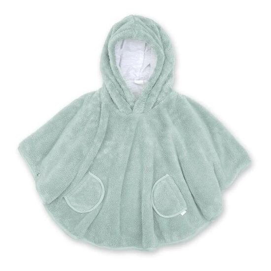 Poncho de voyage Softy jersey Vert céladon 9-36 mois
