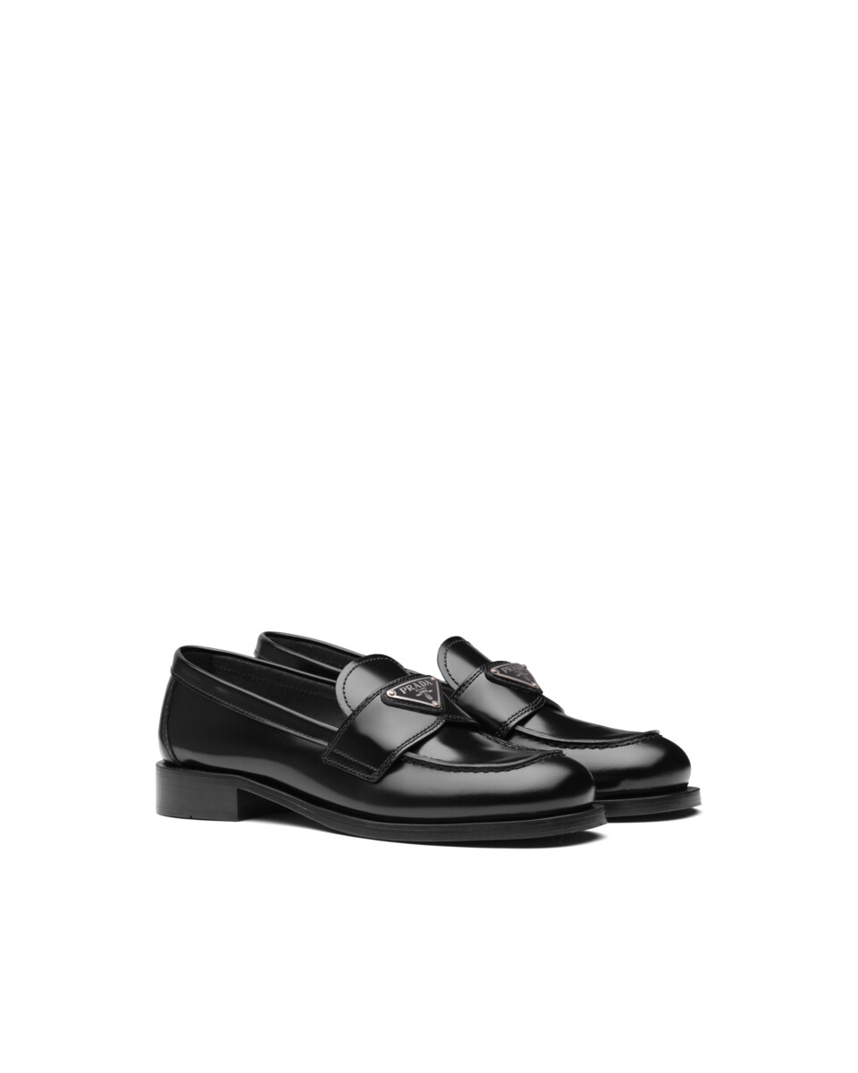 Mocassins en cuir brossé