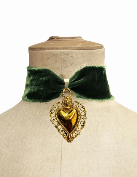 Choker Velours de soie - Romeo XL 4 Options