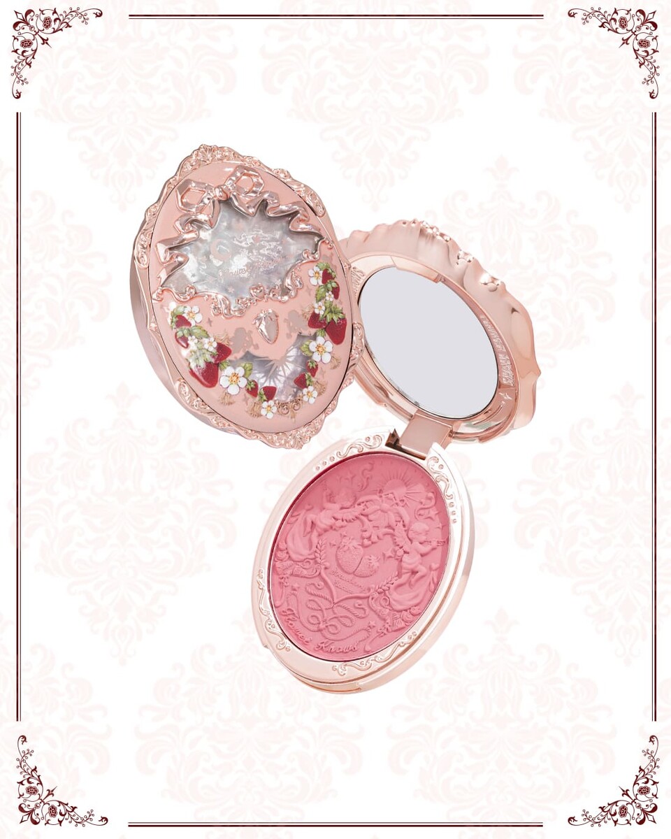 Strawberry Rococo Embossed Blush