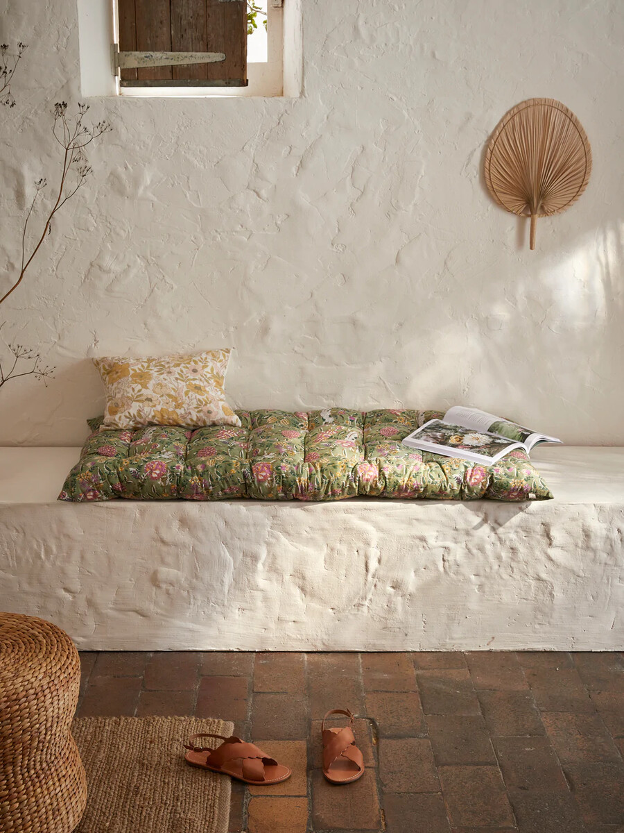 Matelas déco tissu indien