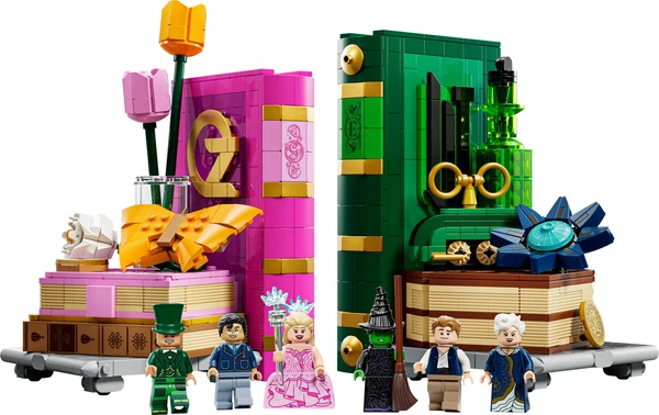 Book nook de Glinda et Elphaba 75691 | Wicked | Boutique LEGO® officielle FR