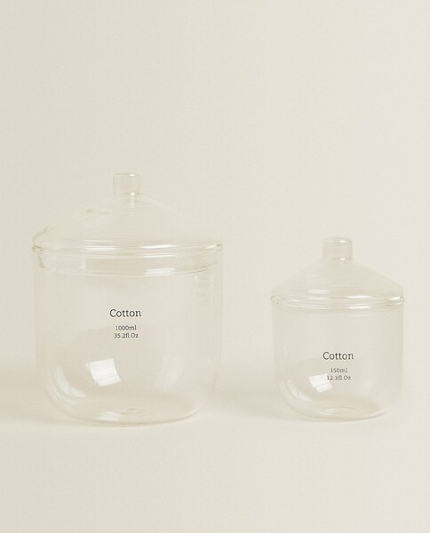 POT BOROSILICATE AVEC INSCRIPTION