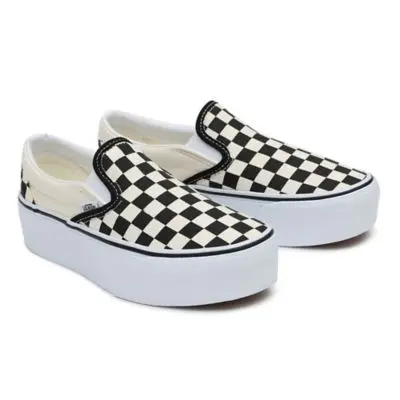 Chaussures Classic Slip-On Stackform | Noir, Blanc | Vans