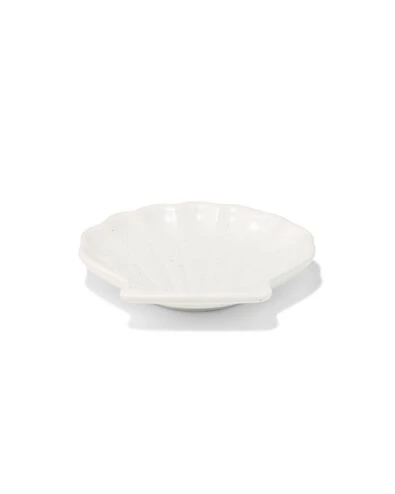 bol 8x8x1,6cm coquillage blanc - HEMA