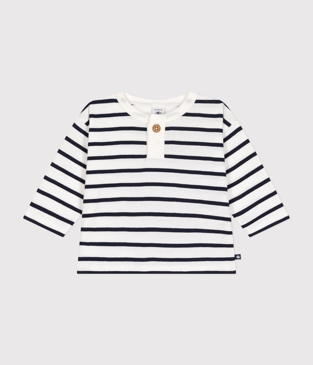 Tee-shirt manches longues en coton bébé