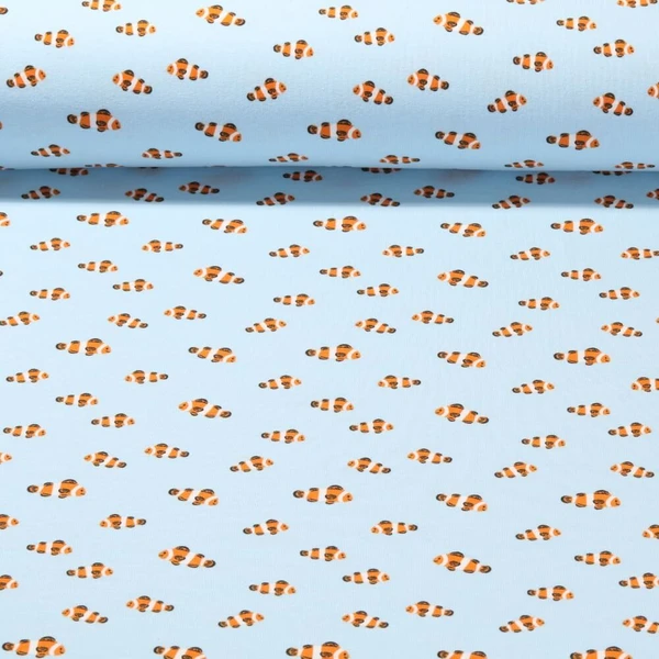Jersey - Poissons-clown Bleu clair