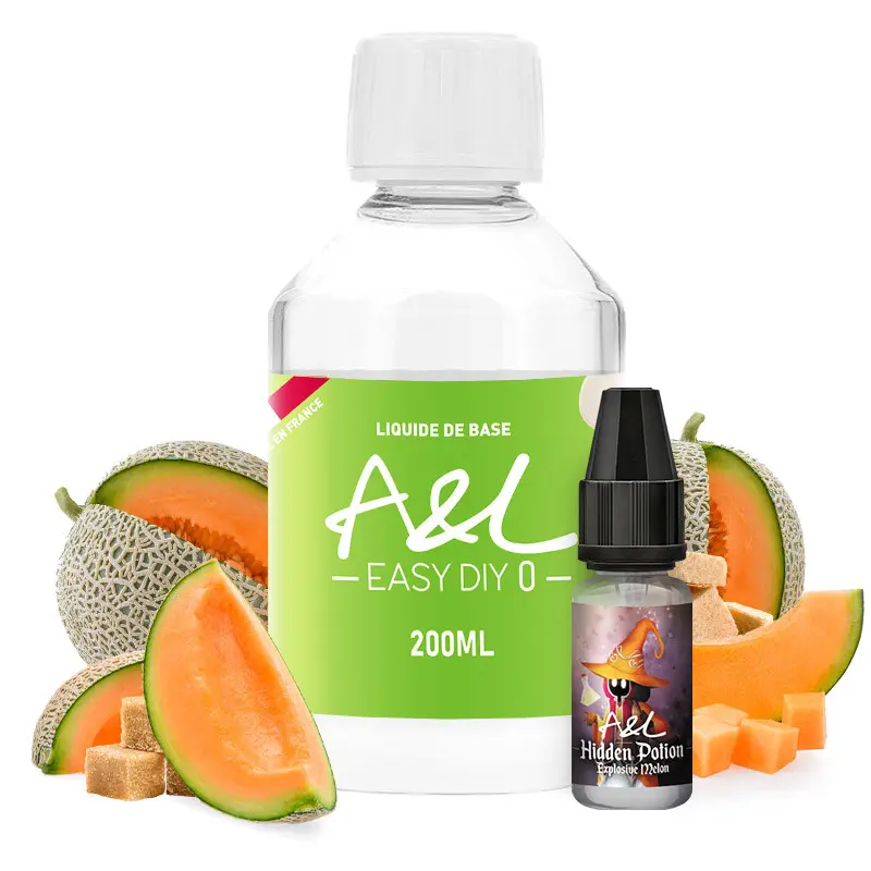Pack DIY Explosive Melon 200ml - Kit préparation DIY au melon - A&L