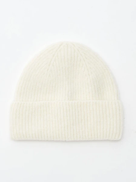 Bonnet côtelé avec revers