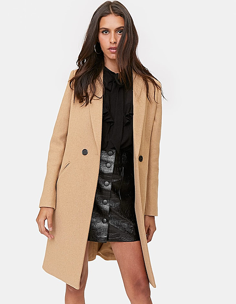 Manteau laine basic.
