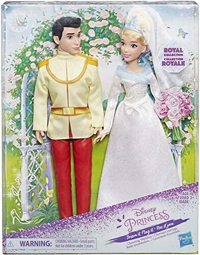 otto Coffret Royale Collection : 2 en 1 Disney Princesse : Cendrillon avec Robe de Mariage et Le Prince - Poupee Mannequin : Amazon.fr: Jeux et Jouets