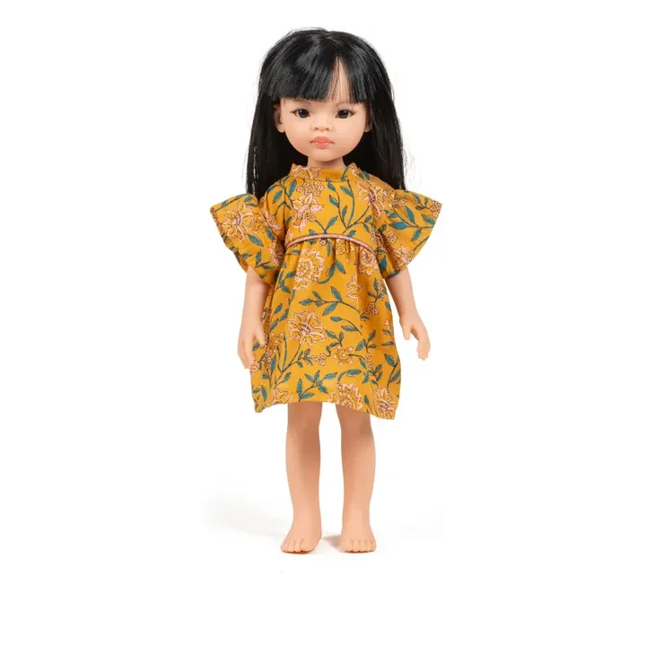 Poupée Amignas Liu en robe Daisy Fleurs en liane