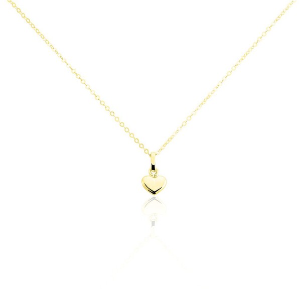 Collier Aricia Coeur Or Jaune