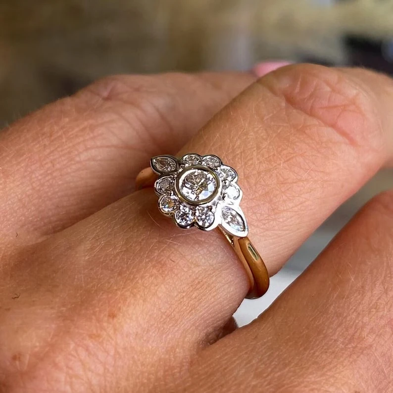 Bague fleur 