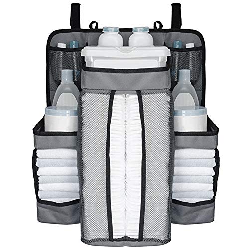 Cspone Organiseur Pour Table A Langer Caddie A Couches Bebe Panier Rangement Bebe Salle De Bain A Plusieurs Compartiments Et Poches Le Change Bebe Et Puericulture Dwteam In