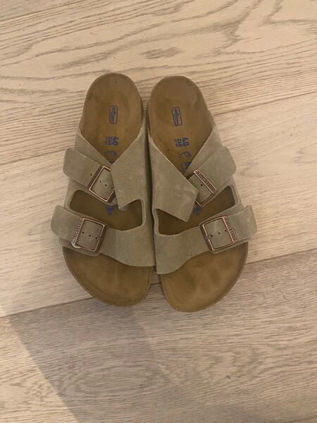 Birkenstocks Arizona Suede Taupe