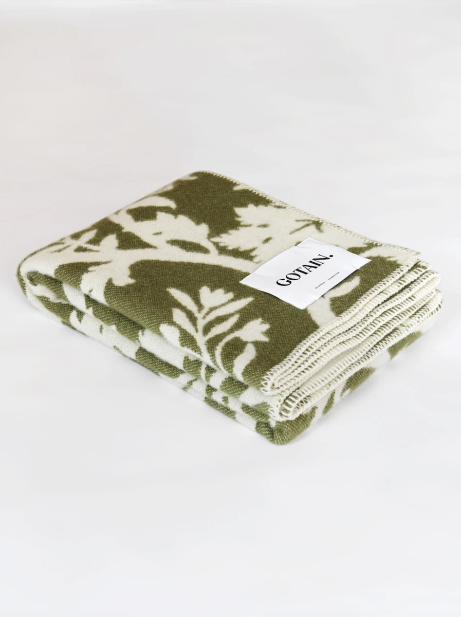 Blanket Merino Wool Khaki
