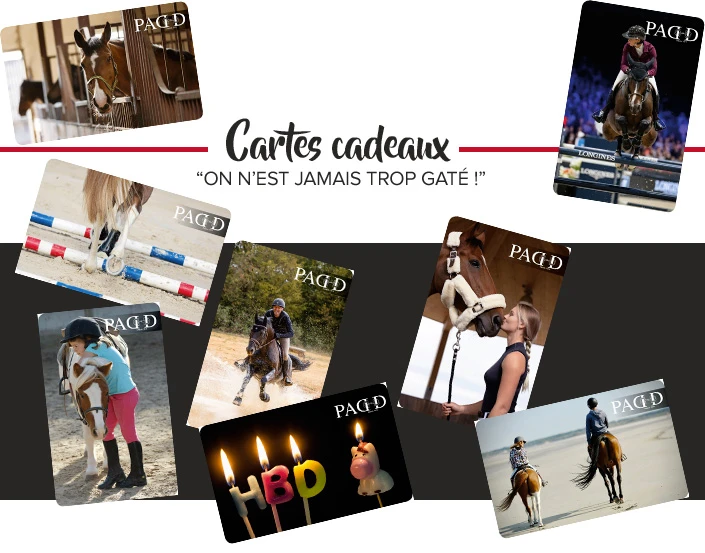 Cartes cadeaux PADD