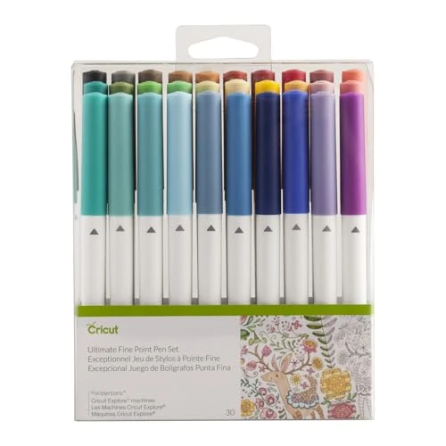 Cricut Kit complet de stylos à pointe fine (boîte de 30) Taille Unique multicolore