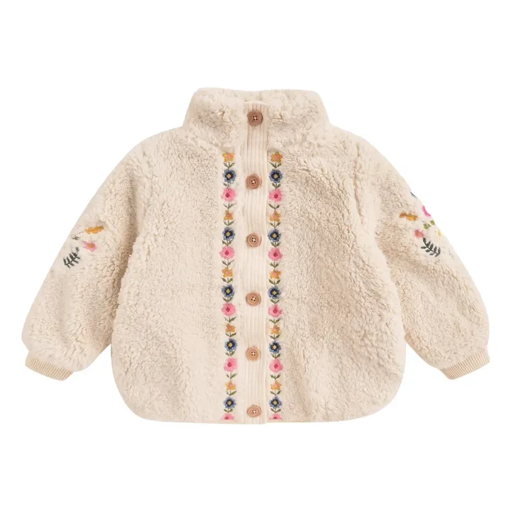 Manteau Façon Fourrure Rosinna | Crème