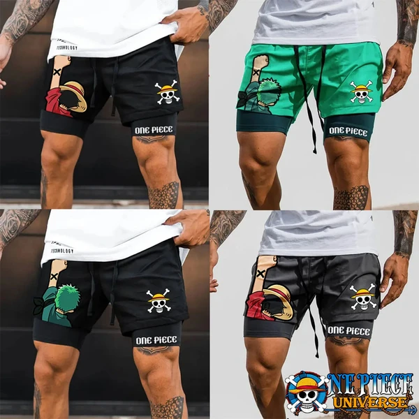 One Piece 3D Print Luffy Swimming Shorts | One Piece universe Store