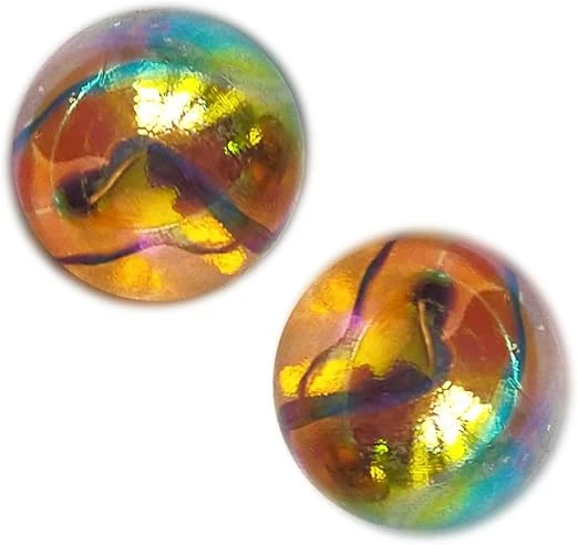 mesbilles 2 Billes Arcadiennes Bille Boulard en Verre de 35 mm