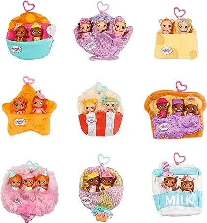 BABY born Surprise Mini Rangée – Figurines pour enfants – pour les Petits Mains, Jeu Créatif Suscite l’Empathie et les Aptitudes Sociales, 3 ans et + - avec une Couverture, un Lit et +