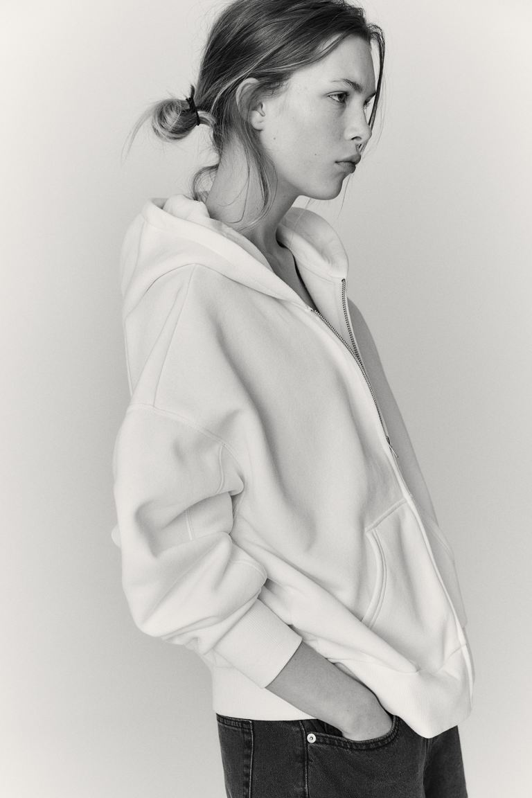 Tally Weijl Sweat Style Universitaire Veste Oversize Zippée Avec