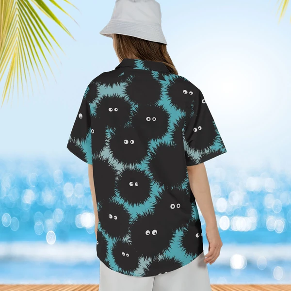 Studio Ghibli Button Up Shirt Trendy 2025 For Sale | Tropi Hawaiian Shirts Store