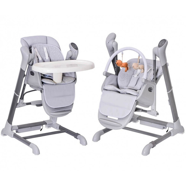 Chaise Haute, Transat, Balancelle SPLITY 3 en 1 évolutif