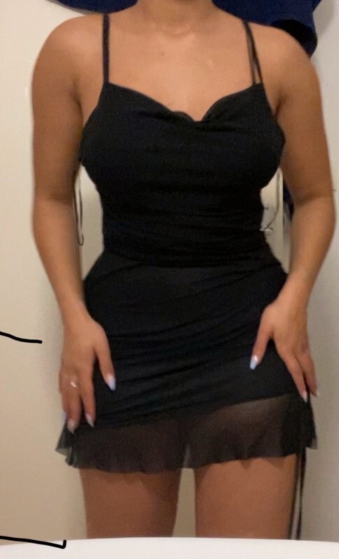 Robe froncé à mesh TAILLE 38
