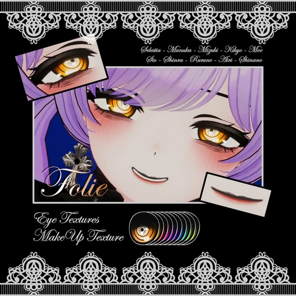 Selestia Folie Eye and MakeUp Textures