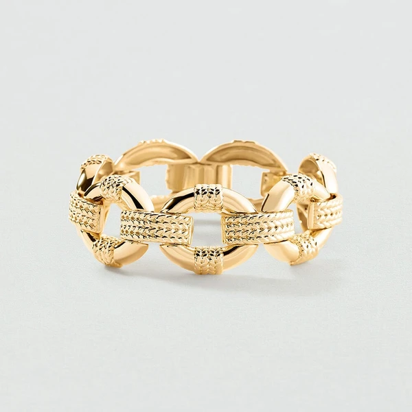 Bracelet souple TUILERIES - Doré