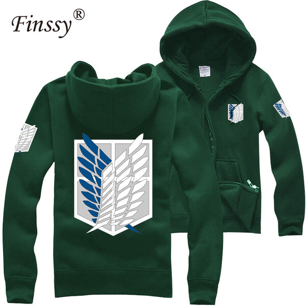 shingeki no kyojin Cosplay sweats à capuche