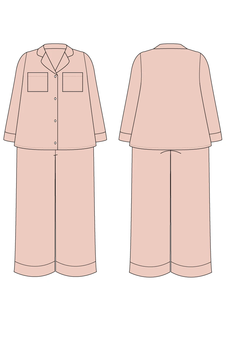 Leif Pajama Set PDF Sewing Pattern