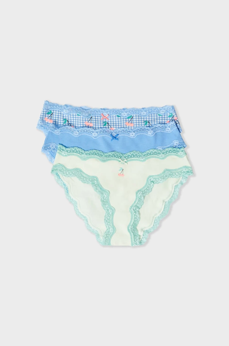 Lot de 3 culottes en coton