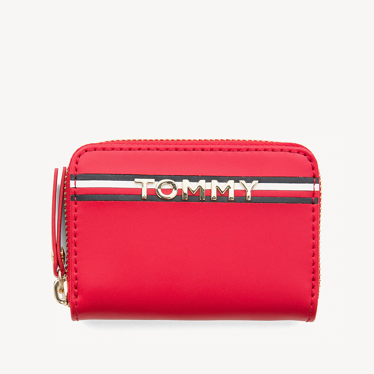 Petit portefeuille zippé en cuir | Tommy Hilfiger
