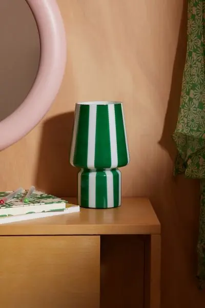 Petite lampe de table en verre