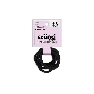 scunci | No Damage Super Comfy Hosiery Elastic Hair Ties